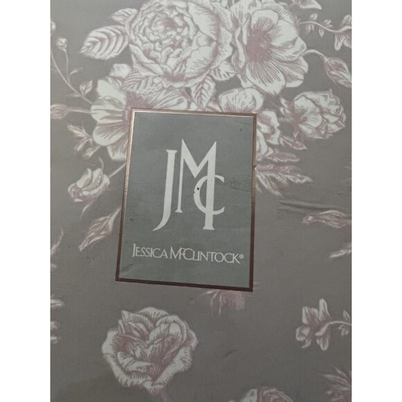 Jessica McClintock Gold Chain w Pearls & Faux Diamond Spacers Necklace Set - Picture 5 of 8